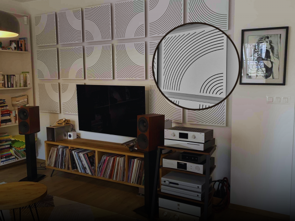 Акустични панели за аудио стая вкъщи