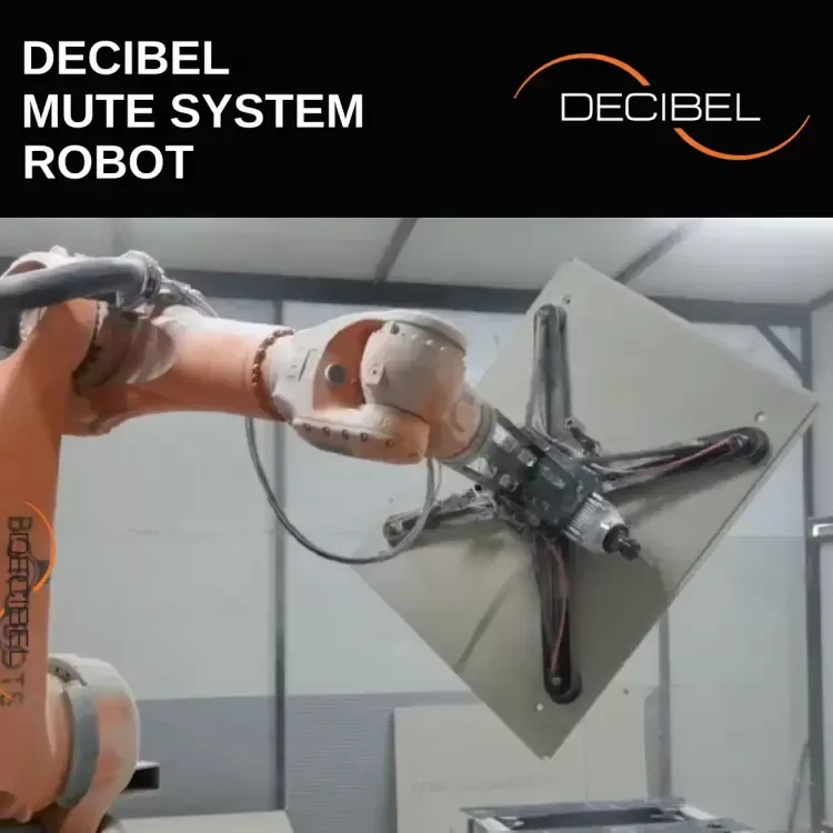 DECIBEL внедри робот за производството на MUTE SYSTEM
