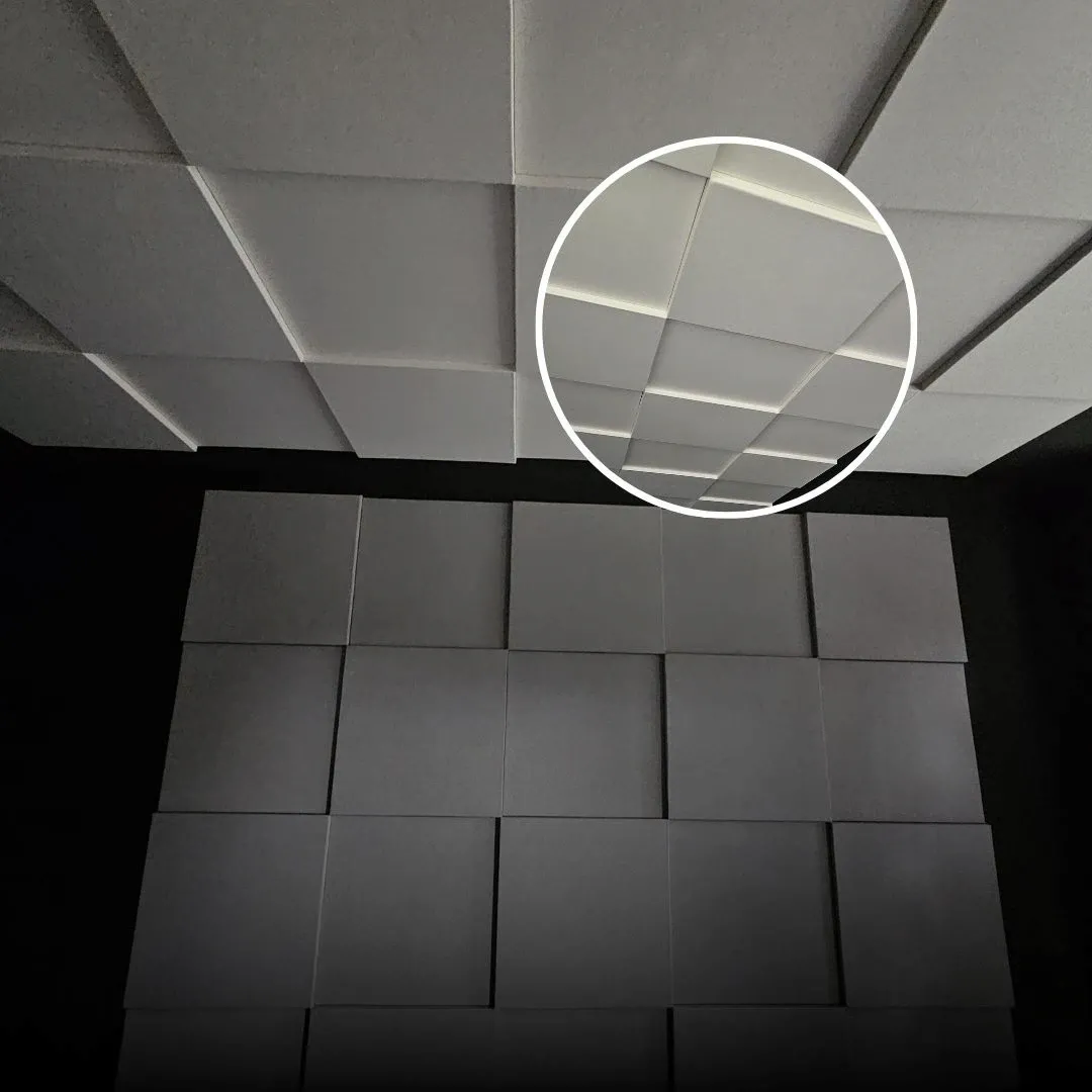 Домашно подкаст и музикално студио с акустични панели Echo Wall