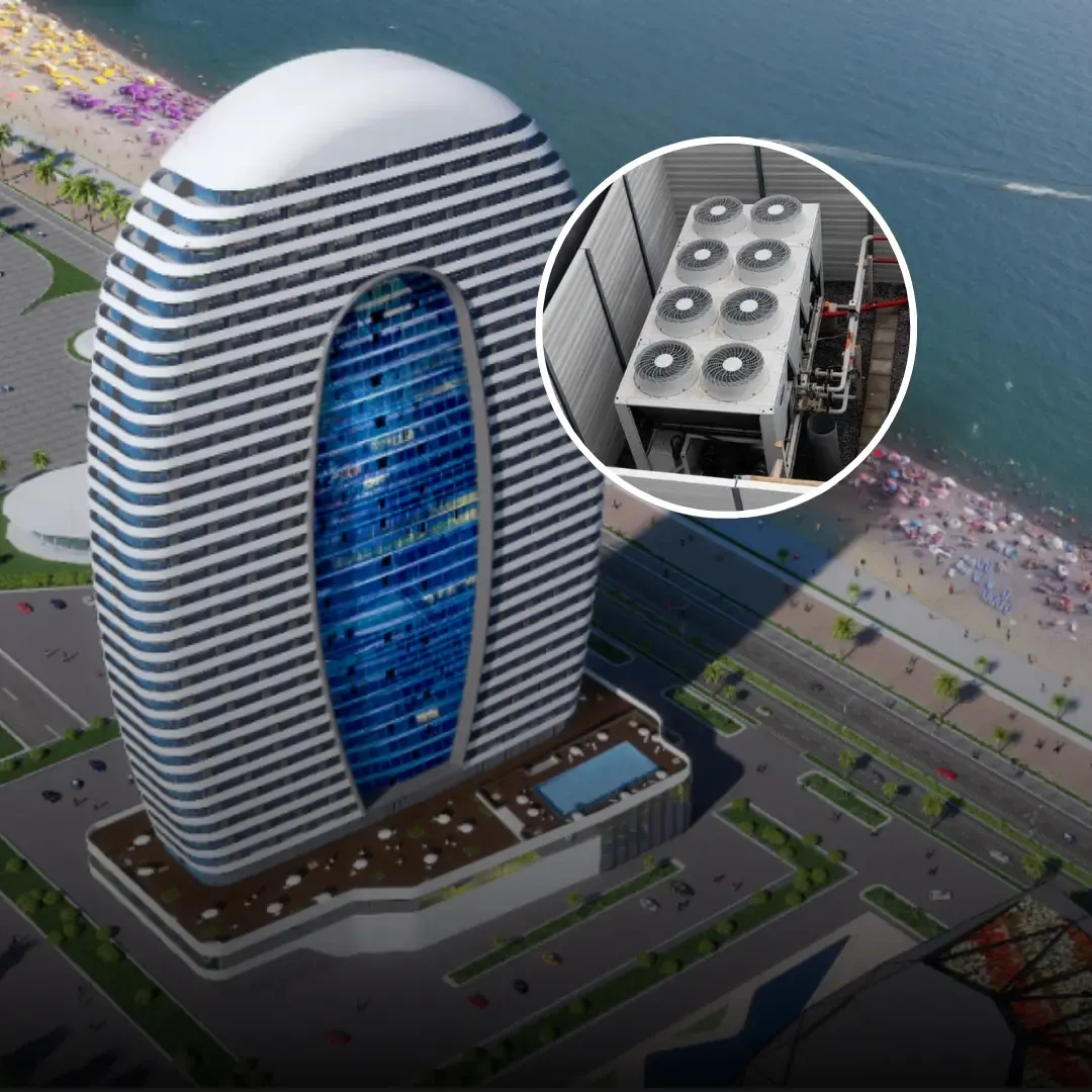 Звукоизолация за покривни охладители в Alliance Palace